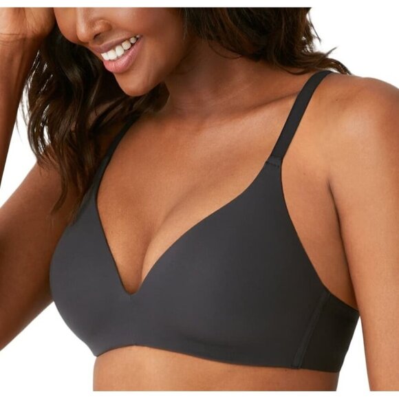 Wacoal T-Shirt Bra Women's Black Classic Comfort First Contour Wire Free Sz 34DD - Picture 2 of 8
